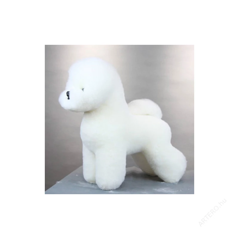 MODEL KUTYA - cserélhető műszőr TEST + FEJ - Bichon Frisé