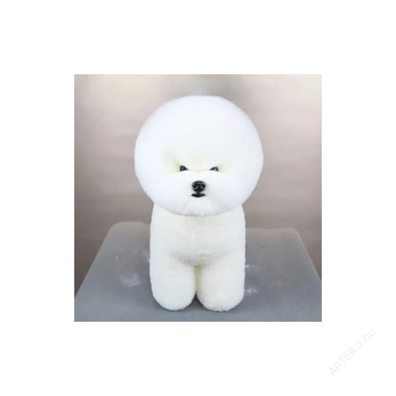 MODEL KUTYA - cserélhető műszőr TEST + FEJ - Bichon Frisé