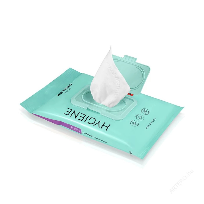 NEDVES TÖRLŐ KESZTYŰ – ARTERO (20 db)